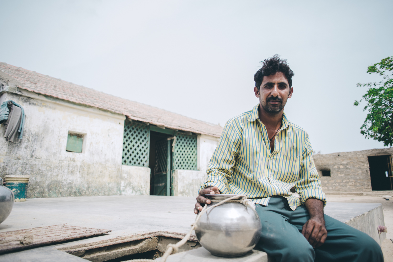Three women leaders from a rural Self‑Help Group in Gujarat